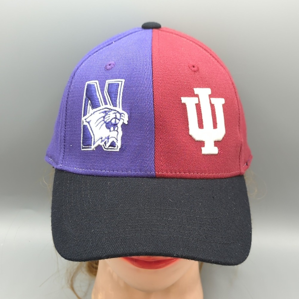 Northwestern Wildcats & Indiana Hoosiers House Divided Hat Cap Top of the World